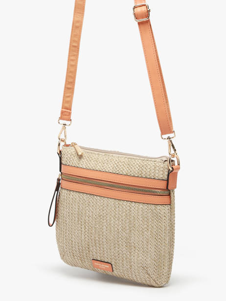 Sac Bandoulière St Tropez David jones Orange st tropez CM7537 vue secondaire 2