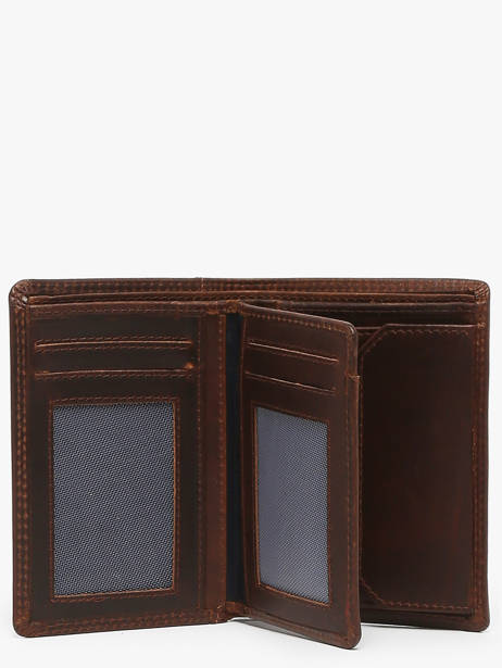 Portefeuille Porte-monnaie Cuir Maverick Marron the original MAVTO032 vue secondaire 1