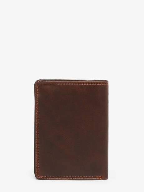 Portefeuille Porte-monnaie Cuir Maverick Marron the original MAVTO032 vue secondaire 2