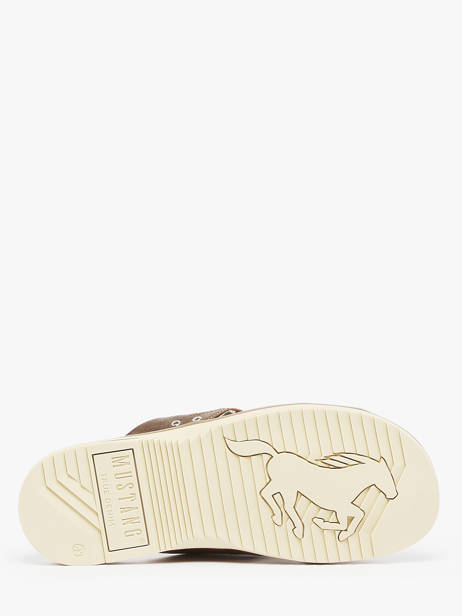 Slippers Mustang Brown men 4152705 other view 4