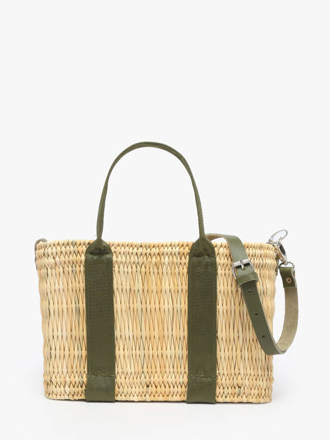 Handbag Estival Straw Le voyage en panier Green estival PM779 other view 4