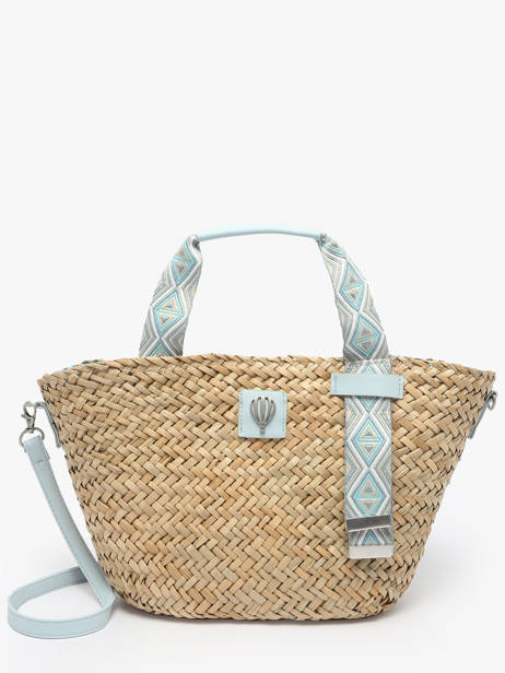 Shopping Bag Estival Straw Le voyage en panier Beige estival PM848