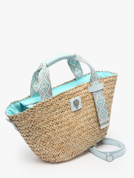 Shopping Bag Estival Straw Le voyage en panier Beige estival PM848 other view 2