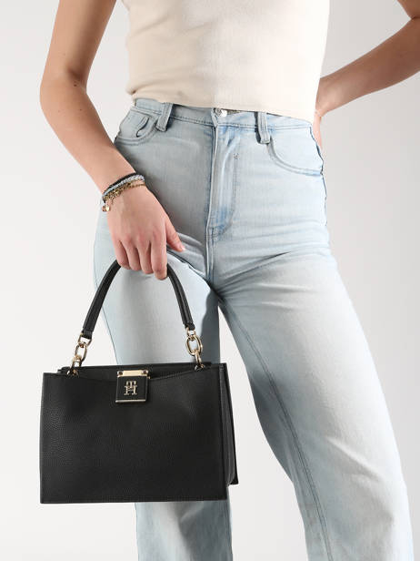 Sac PortÃ© Ã©paule Th Her Tommy hilfiger Noir th her AW17190 vue secondaire 1