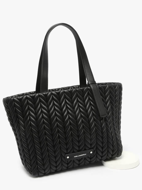 Sac Porté épaule K Kushion Polyurethane Karl lagerfeld Noir k kushion A2W30199 vue secondaire 2