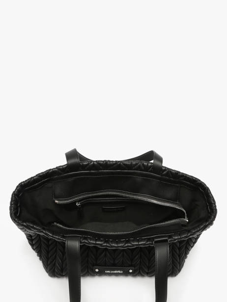 Sac Porté épaule K Kushion Polyurethane Karl lagerfeld Noir k kushion A2W30199 vue secondaire 3
