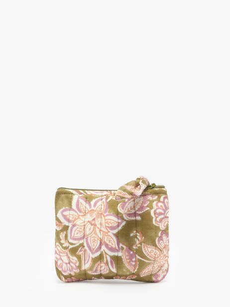 Coin Purse Bindi atelier Green floral PM other view 2