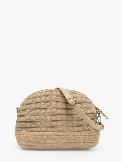 Sac Bandoulière Gaufrette Polyester Le voyage en panier Beige gaufrette PM883 vue secondaire 4