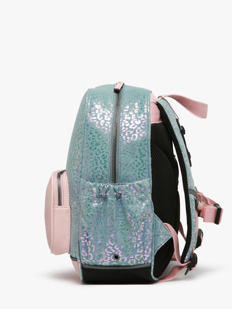 2-compartment Backpack Cameleon Blue vintage fantasy SD33 other view 2