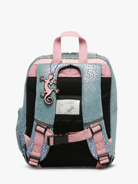 2-compartment Backpack Cameleon Blue vintage fantasy SD33 other view 4