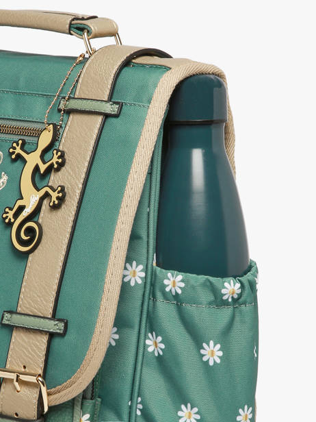 2-compartment Vintage Fantasy Backpack Cameleon Green vintage fantasy SD39 other view 5