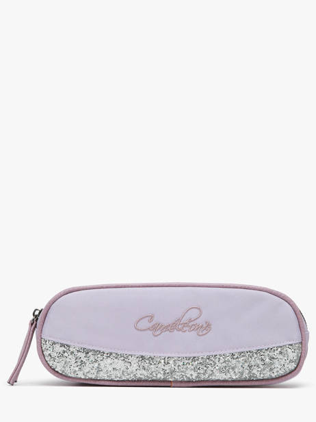 Pencil Case For Kids 2 Compartments Vintage Fantasy Cameleon Violet vintage fantasy TROU