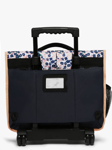 Wheeled Schoolbag For Kids 3 Compartments Cameleon Blue actual CR41 other view 5