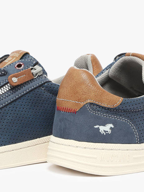 Sneakers Mustang Bleu men 4204304 vue secondaire 2