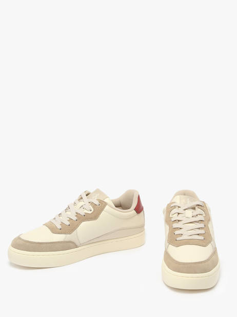 Sneakers En Cuir Calvin klein jeans Beige men 1153OLH vue secondaire 2