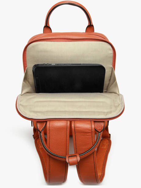 Leather Flandres Backpack Etrier Orange flandres EFLA8272 other view 4