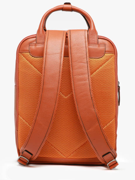 Leather Flandres Backpack Etrier Orange flandres EFLA8272 other view 5
