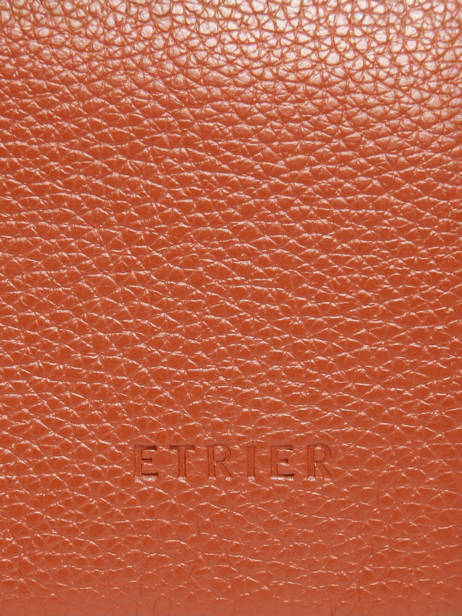 Leather Flandres Business Backpack Etrier Orange flandres EFLA8271 other view 5