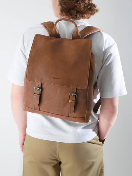 1 Compartment Spider Backpack Etrier Brown spider ESPI8191 other view 1