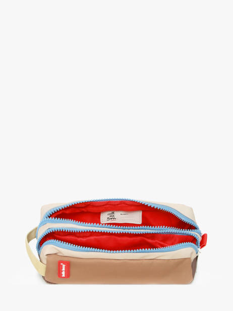 2-compartment Pouch Hello hossy Brown cool kids P other view 1