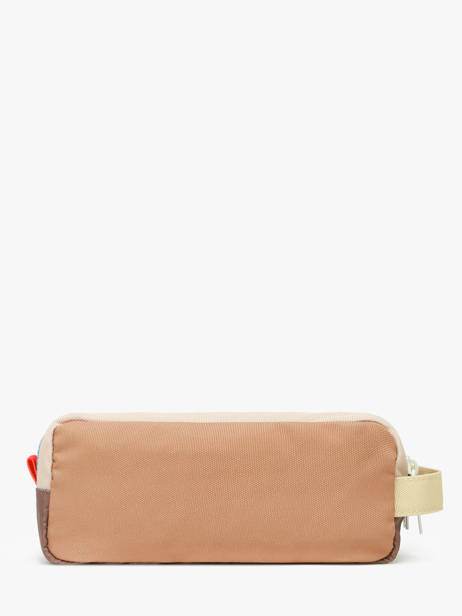 2-compartment Pouch Hello hossy Brown cool kids P other view 2