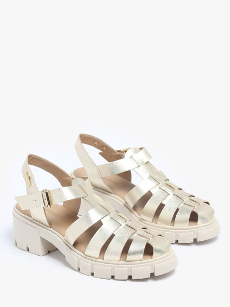 Sandals Bayla In Leather Les tropeziennes Gold accessoires BAYLA other view 1