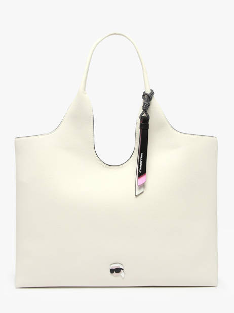 Shoulder Bag K Ikon Polyurethane Karl lagerfeld White k ikon A3W30096