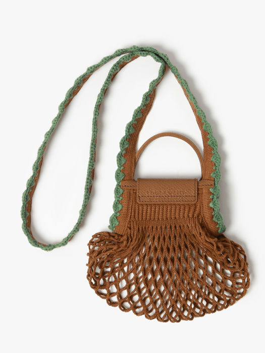Longchamp Le pliage filet crochet Messenger bag Brown