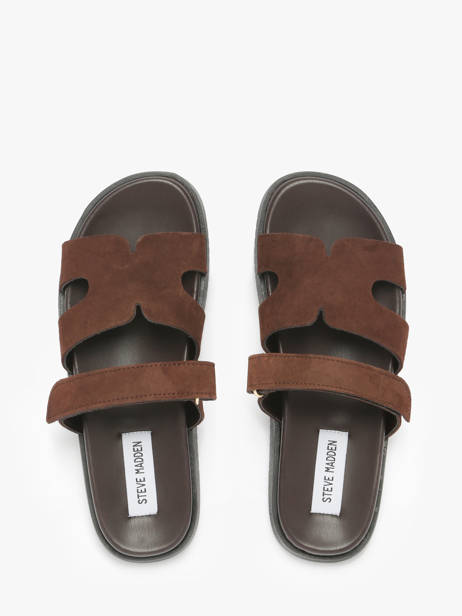 Sandales En Cuir Steve madden Marron accessoires 11003504 vue secondaire 3