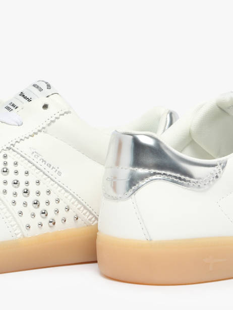 Sneakers En Cuir Tamaris Blanc accessoires 44 vue secondaire 2