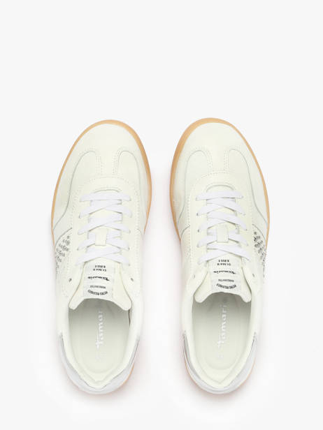 Sneakers En Cuir Tamaris Blanc accessoires 44 vue secondaire 3
