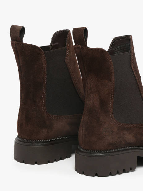 Chelsea Boots En Cuir Tamaris Marron women 41 vue secondaire 2