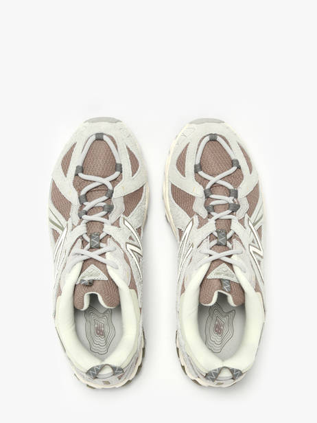 Sneakers En Cuir New balance Gris boy ML610TE vue secondaire 3