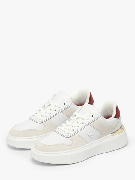 Sneakers En Cuir Tommy hilfiger Blanc women 8632YBS vue secondaire 1