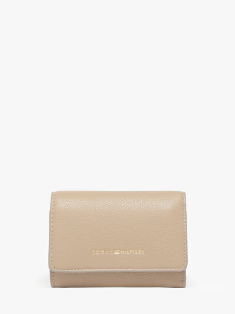 Wallet Tommy hilfiger Beige th logotape AW17477