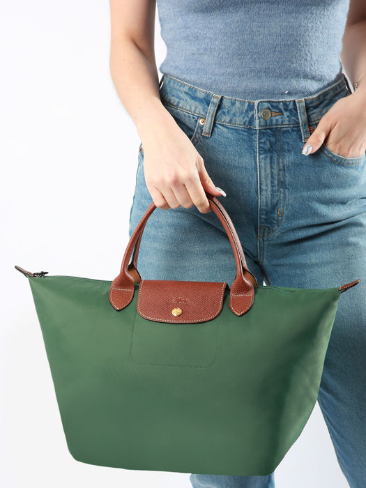 Longchamp Le pliage original Sacs porté main Vert