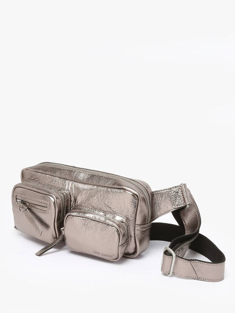 La Banane 90s Cuir Paul marius Argent 90's BANAN90S vue secondaire 2