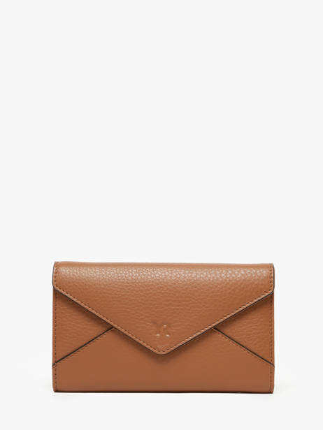 Wallet Leather Yves renard Brown enveloppe 29283