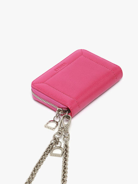 Porte-monnaie Altesse Cuir Etrier Rose altesse EALT096M vue secondaire 2