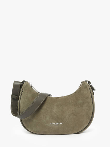 Shoulder Bag Suede Leather Lancaster Green suede 81