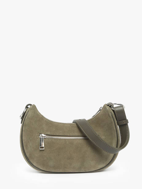 Shoulder Bag Suede Leather Lancaster Green suede 81 other view 4