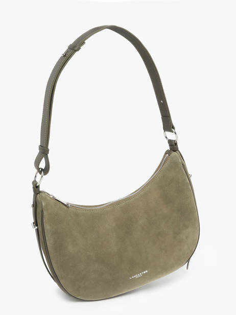 Shoulder Bag Suede Leather Lancaster Green suede 82 other view 2