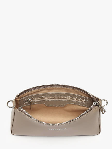 Leather Suave Baguette Bag Lancaster Gray suave even 14 other view 3