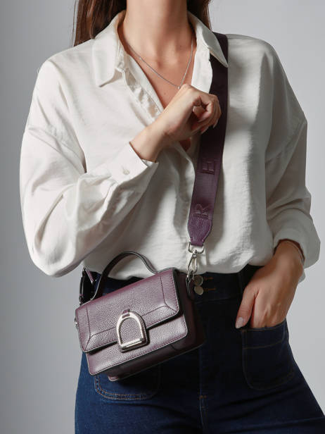 Xs Crossbody Bag Altesse Leather Etrier Violet altesse EALT048X other view 1