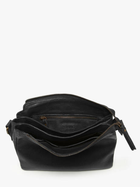 Shoulder Bag Cow Leather Basilic pepper Black cow BCOW83 other view 3