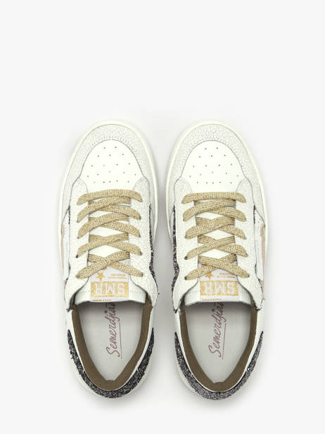 Sneakers Ale In Leather Semerdjian White women ALE other view 4