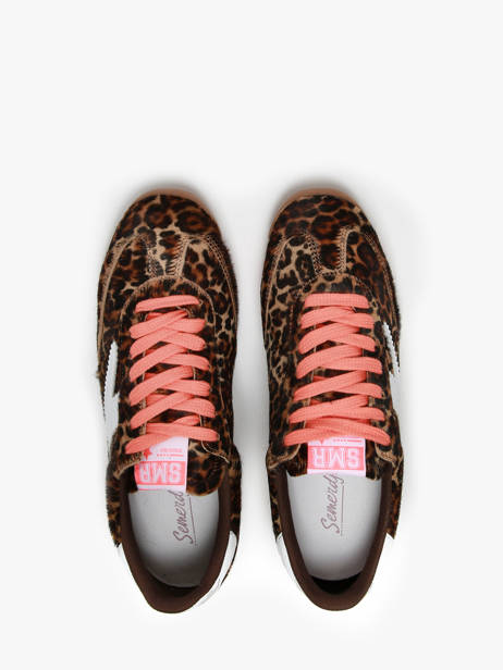 Sneakers Joyce In Leather Semerdjian Brown women JOYCE other view 4