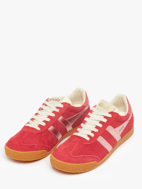 Sneakers Elan Glitz In Leather Gola Red accessoires CLB790 other view 1