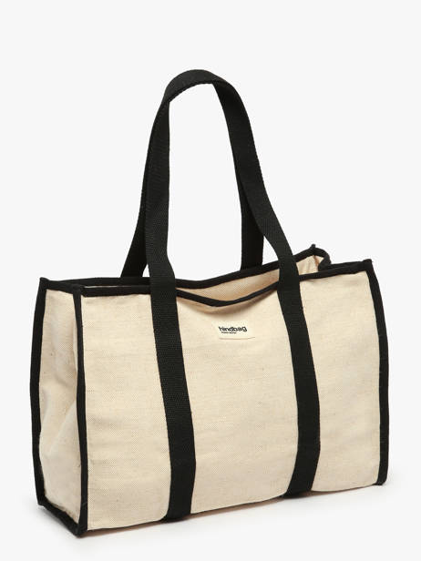 Sac Porté épaule A4  Jute Hindbag Beige jute JU vue secondaire 1