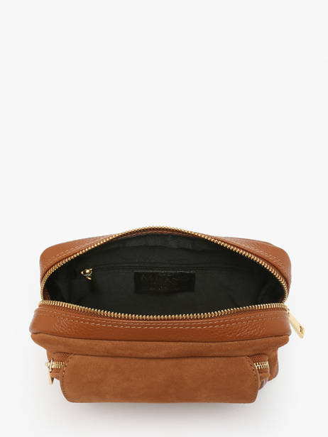 Shoulder Bag Velvet Caviar Leather Milano Brown velvet caviar VC25067 other view 3